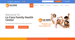 Desktop Screenshot of lacasahealth.com